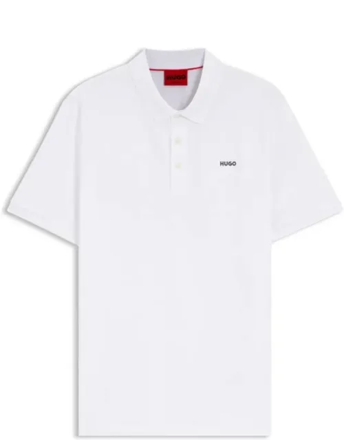 Polo Shirt With Logo Print