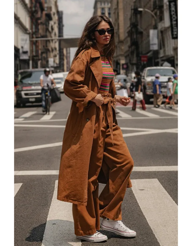 Twill Trench Coat