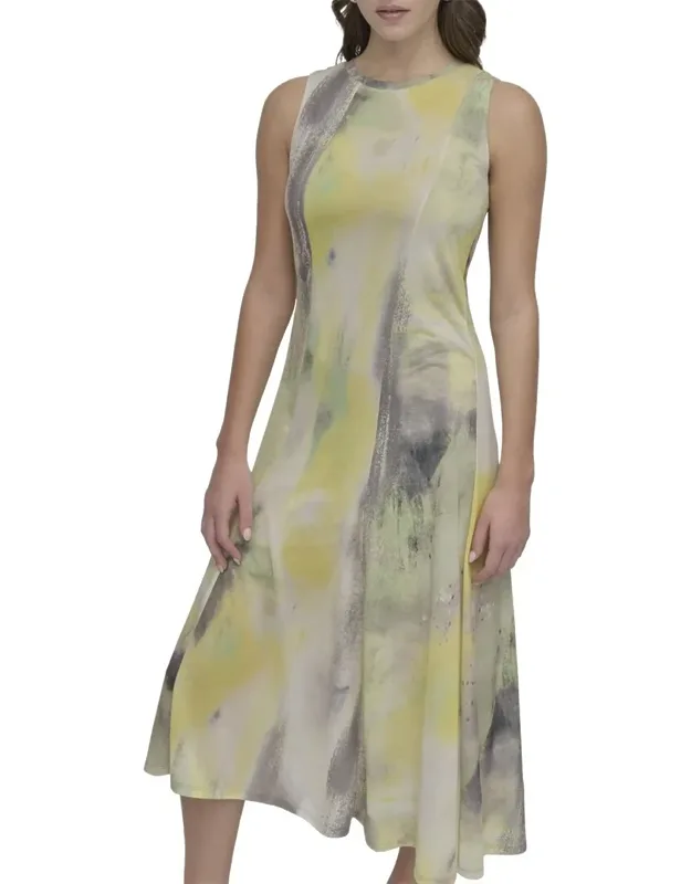 Fit & Flare Midi Dress