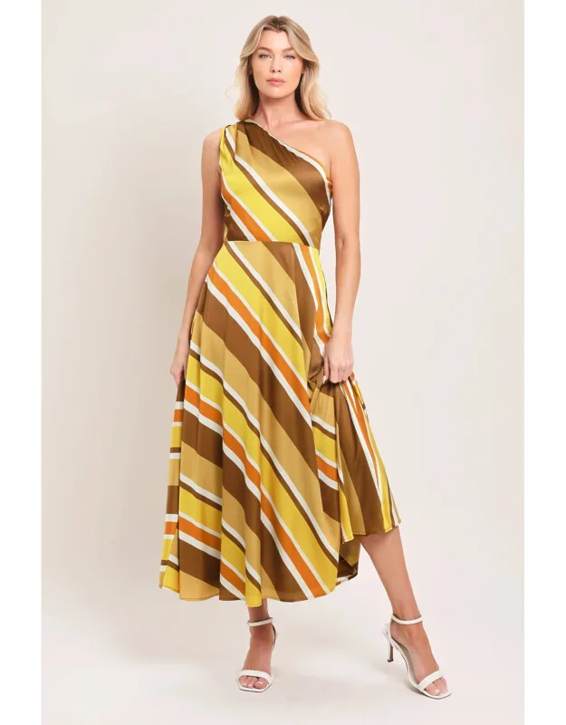 Soft Sunshine Woven Midi Dress