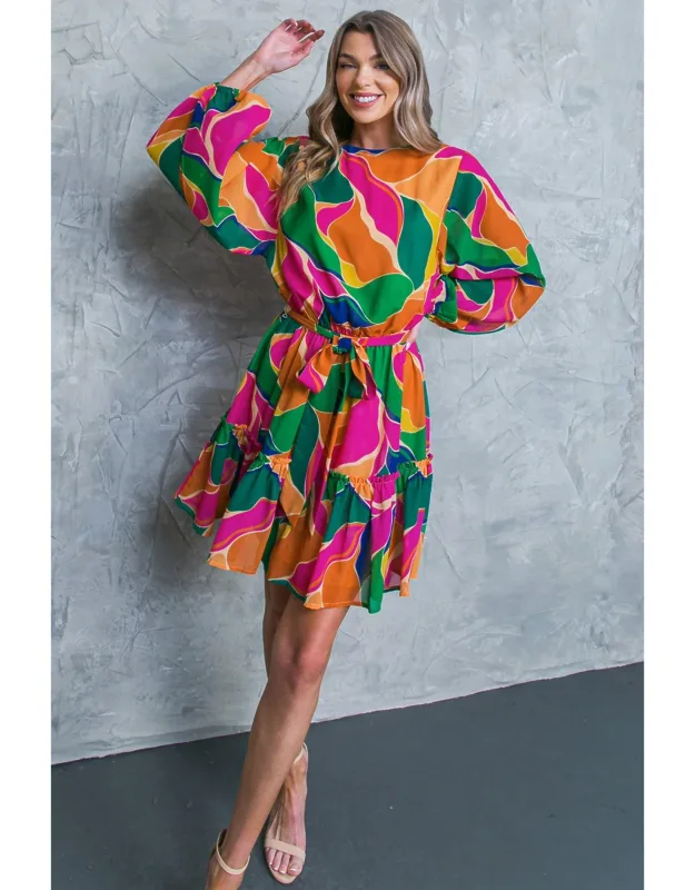 Thank Me Later Woven Mini Dress