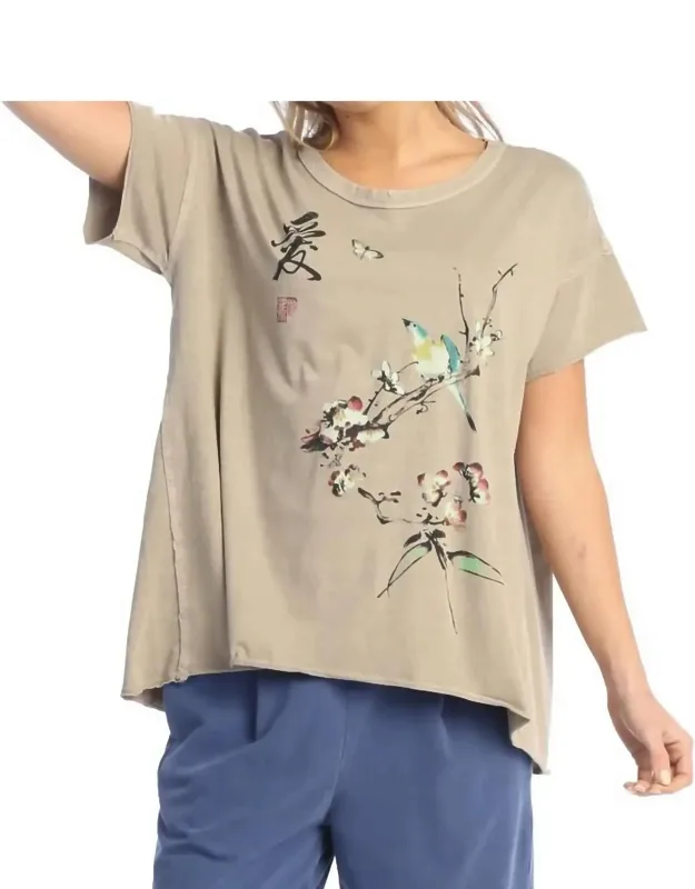 Love Song Pigment Dyed Cotton Jersey Top