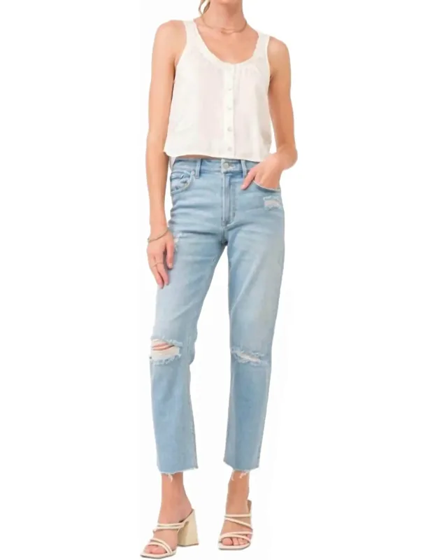 Super High Rise Cropped Jeans