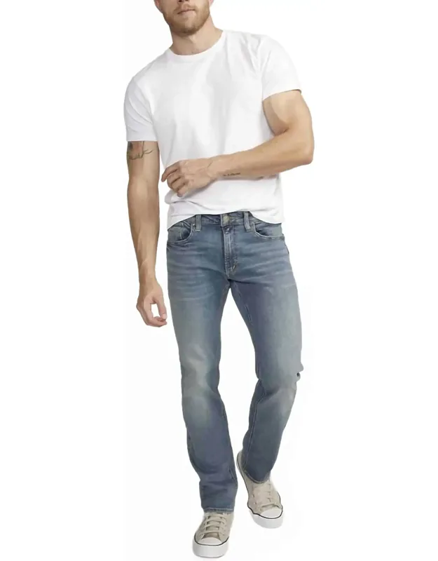 Slim Fit Straight Leg Jeans
