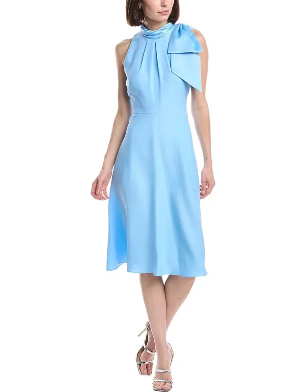 Sleeveless Funnel Neck Mini Dress