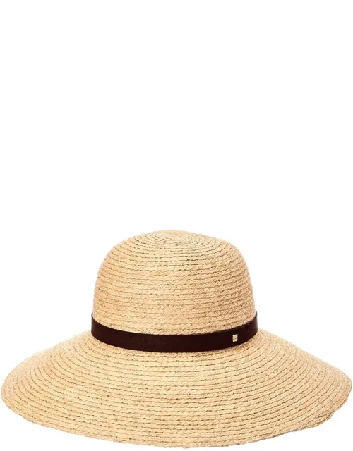 Wide Brim Round Crown Straw Sun Hat