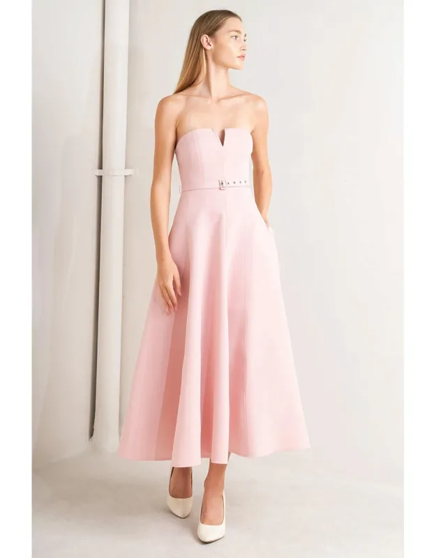 Weekend Glam Woven Midi Dress
