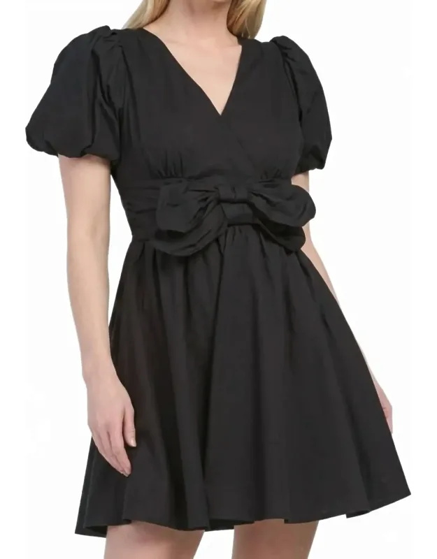 Bow Mini Dress