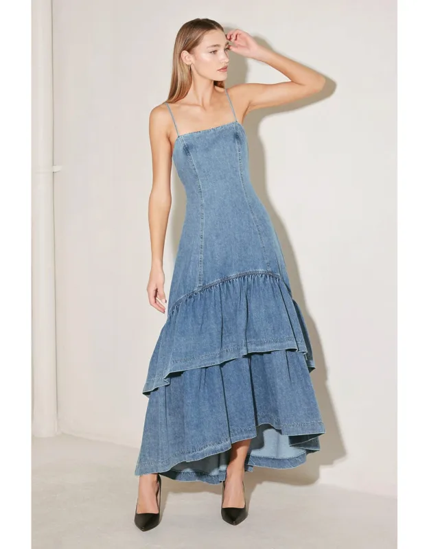 Denim Midi Dress