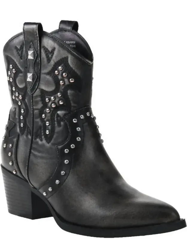 Nowhere Burnished Boots