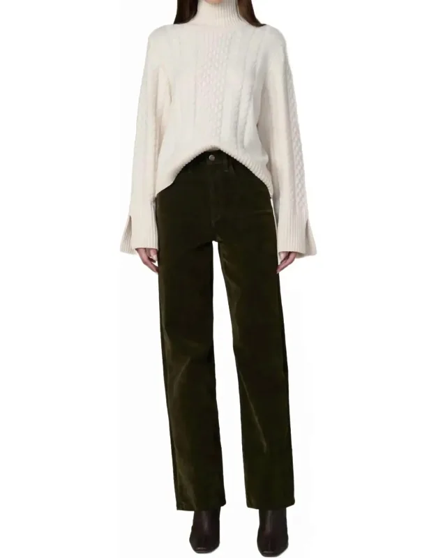 The Margot Straight Flocked Jeans