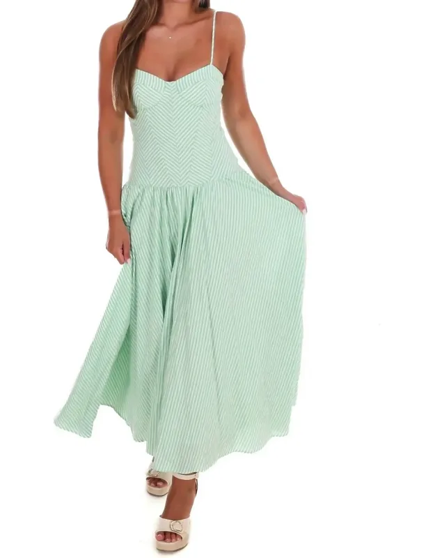 Striped Maxi Dress