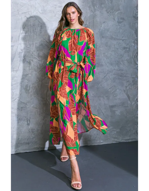 Chic Woven Midi Dress