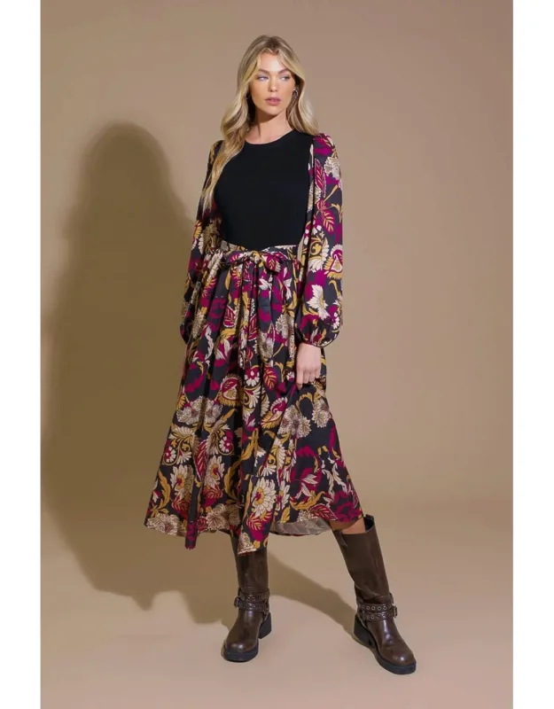 Cozy Woven Midi Dress