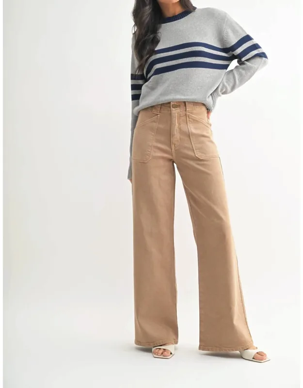 Patch Pocket Denim Pants