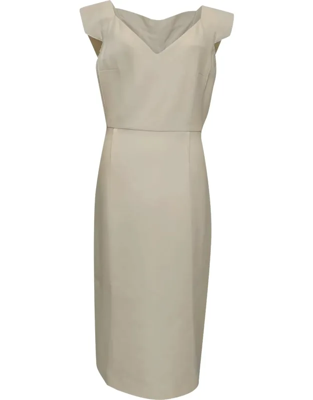 V-neck Midi Dress