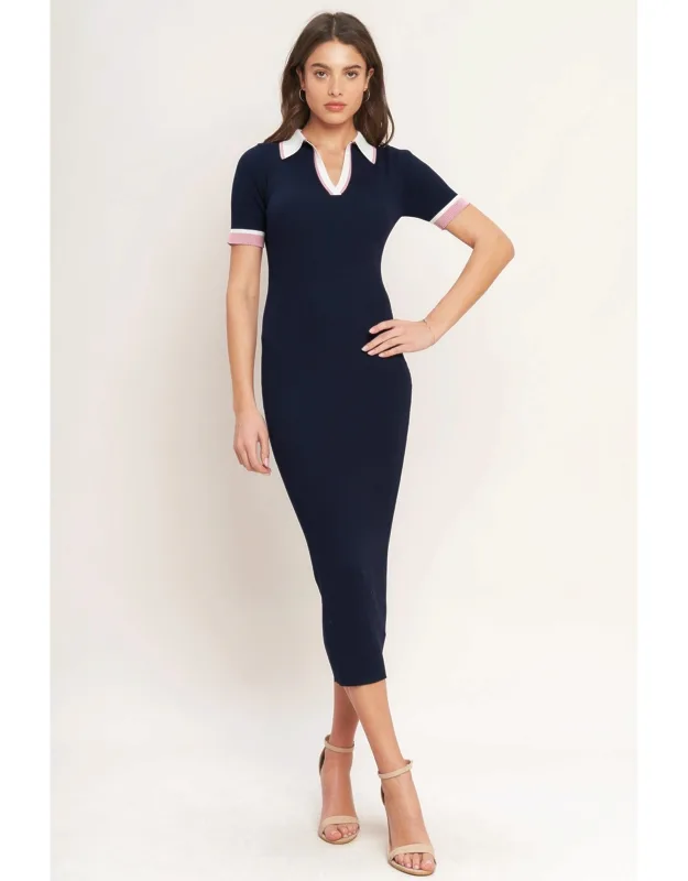 Silhouette Knit Midi Dress