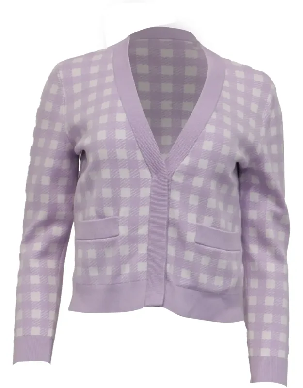 Checkered Cardigan