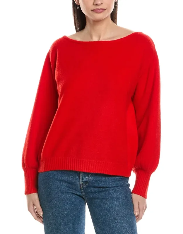 Balloon Sleeve Wool-blend Sweater