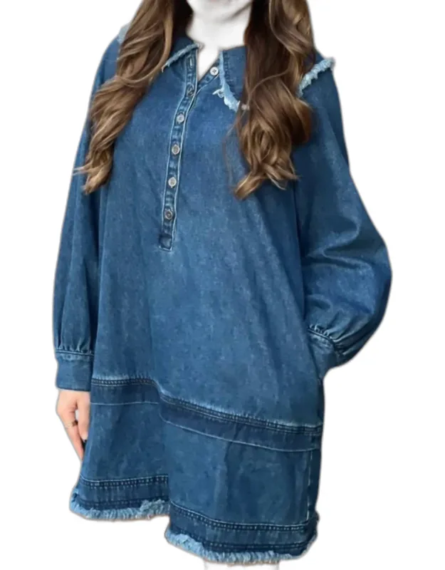 Denim Mini Dress
