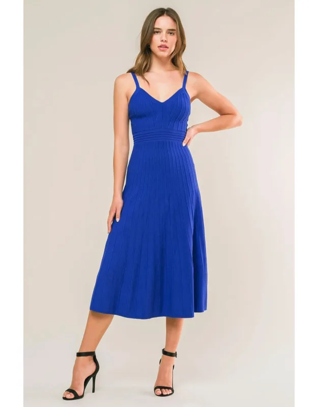 Breezy Walks Knit Midi Dress