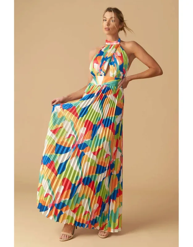 Blooming Woven Maxi Dress