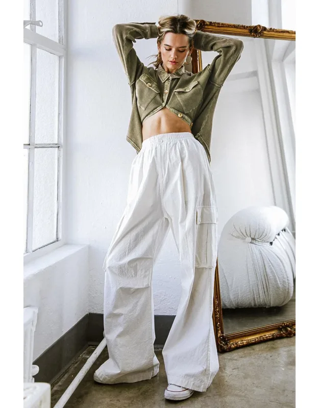 Forever By Your Side Woven Cargo Pants