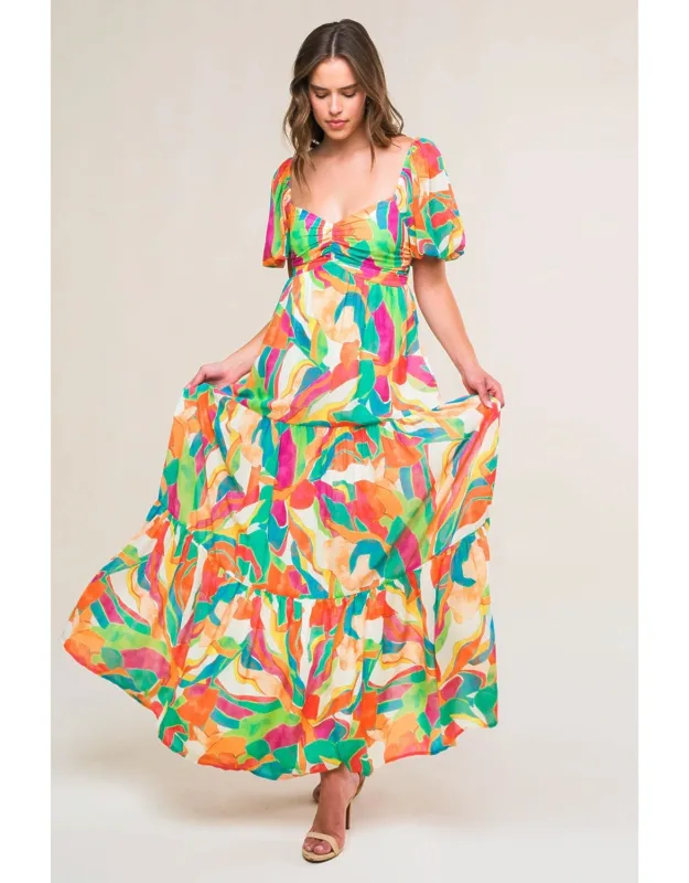 Exceptional Expression Woven Maxi Dress