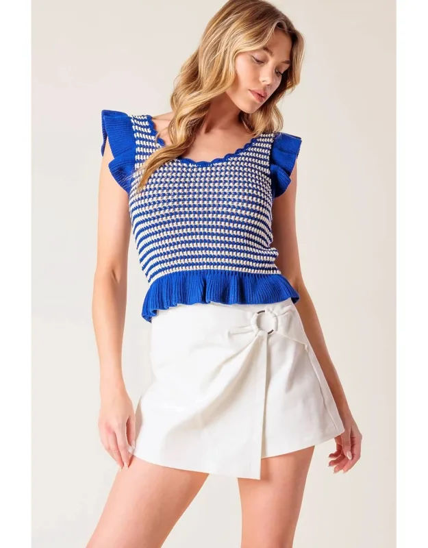 Out West Sweater Knit Top