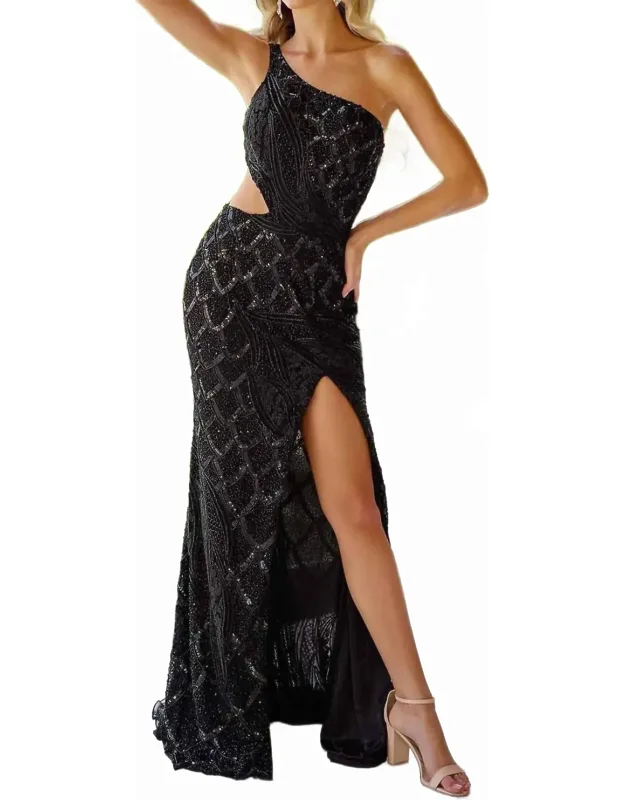 One-shoulder Prom Dress