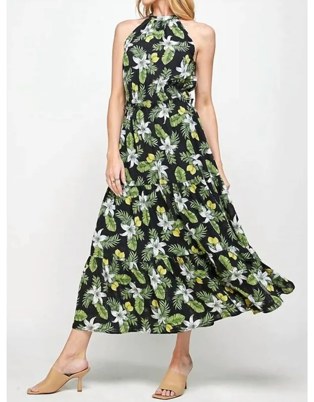 Maxi Halter Dress
