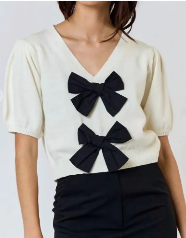 Bow'd Up Sweater