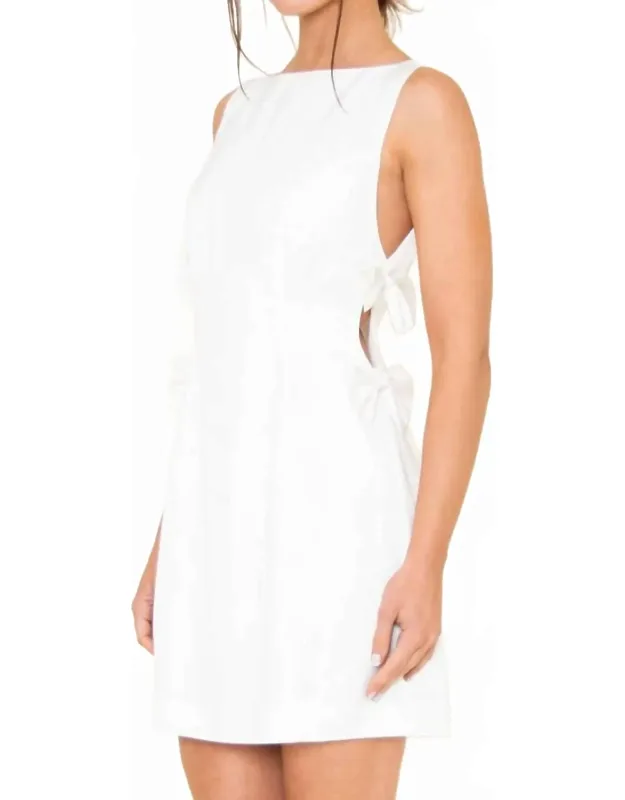Bows Cocktail Mini Dress