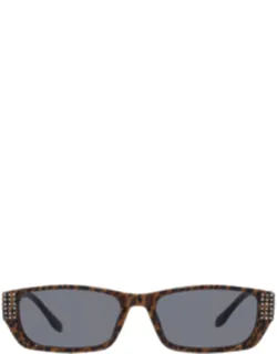 Smoke Rectangular Sunglasses
