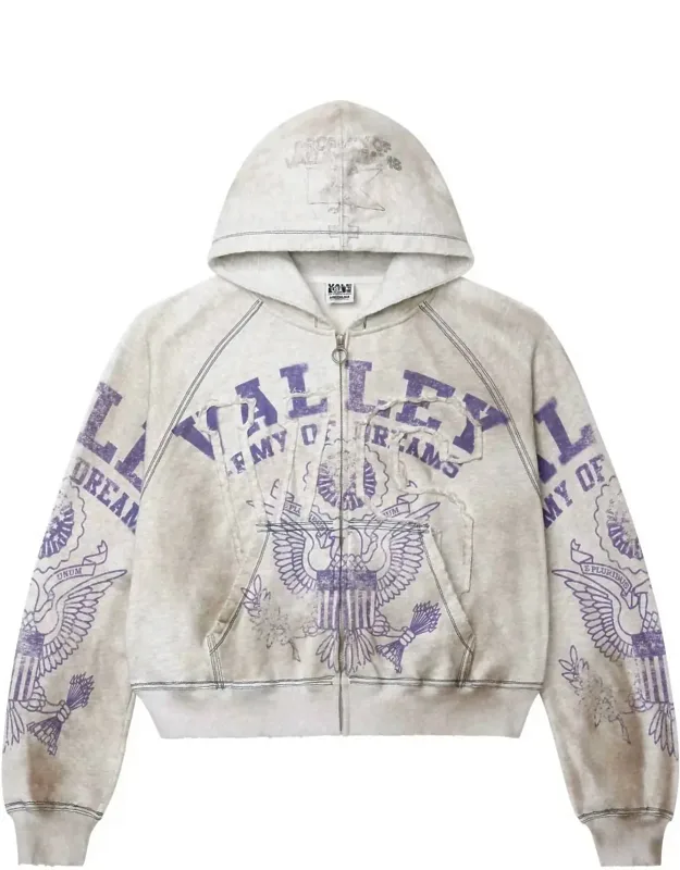 Army Zip Up Hoodie