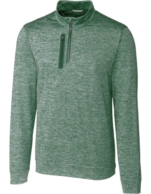 Stealth Heathered Quarter Zip Pullover Jacket