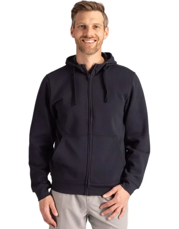Clique Stockholm Full Zip Hoodie With Anti-pill Fleece And Genuine Ykk Zipper
