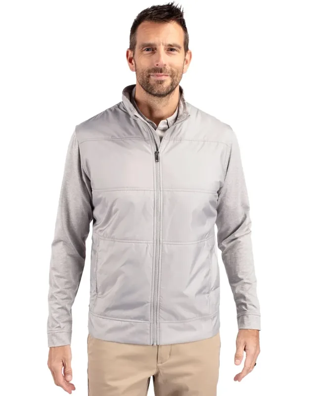Stealth Hybrid Quilted Full Zip Windbreaker Jacket