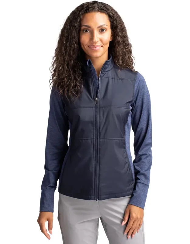 Stealth Hybrid Quilted Full Zip Windbreaker Jacket