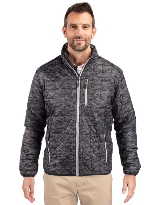 Rainier Primaloft Eco Insulated Full Zip Printed Puffer Jacket