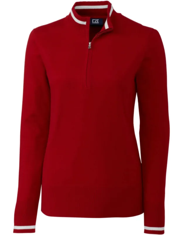 Lakemont Tipped Half-zip Sweater