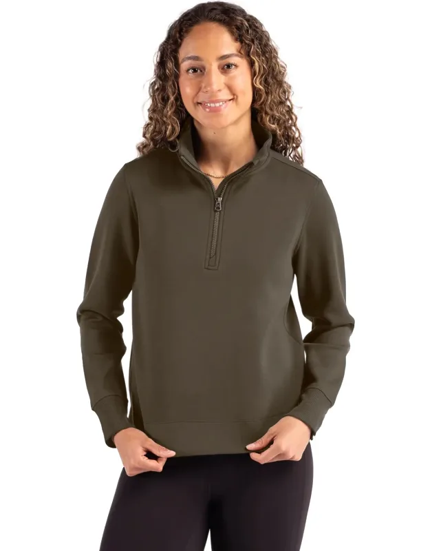 Cutter & Buck Roam Epic Versatility Quarter Zip Pullover - All-weather Ready, Easy Care