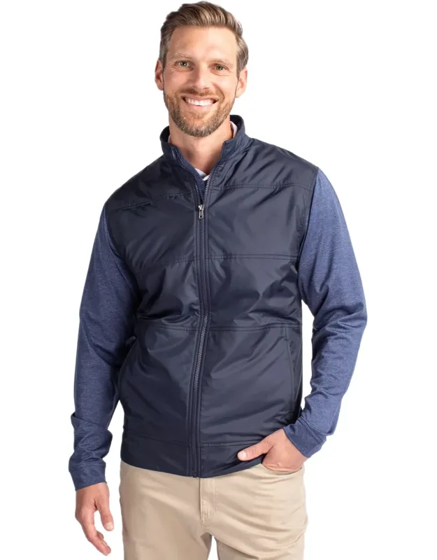 Stealth Hybrid Quilted Full Zip Windbreaker Jacket