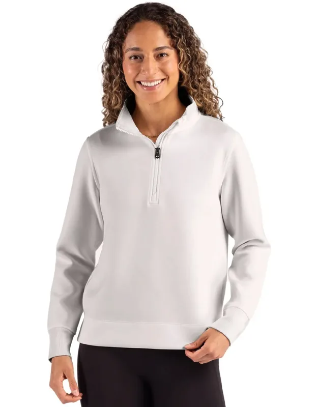 Cutter & Buck Roam Epic Versatility Quarter Zip Pullover - All-weather Ready, Easy Care