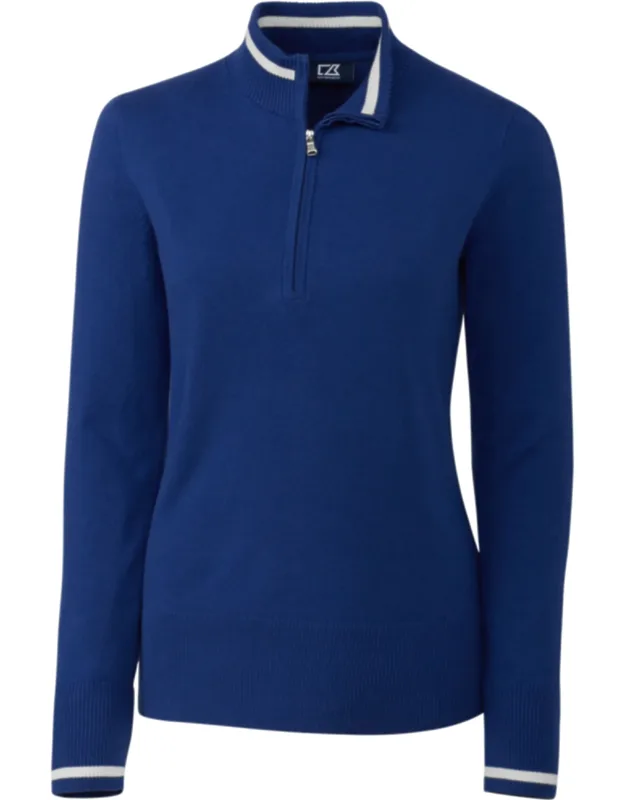 Lakemont Tipped Half-zip Sweater