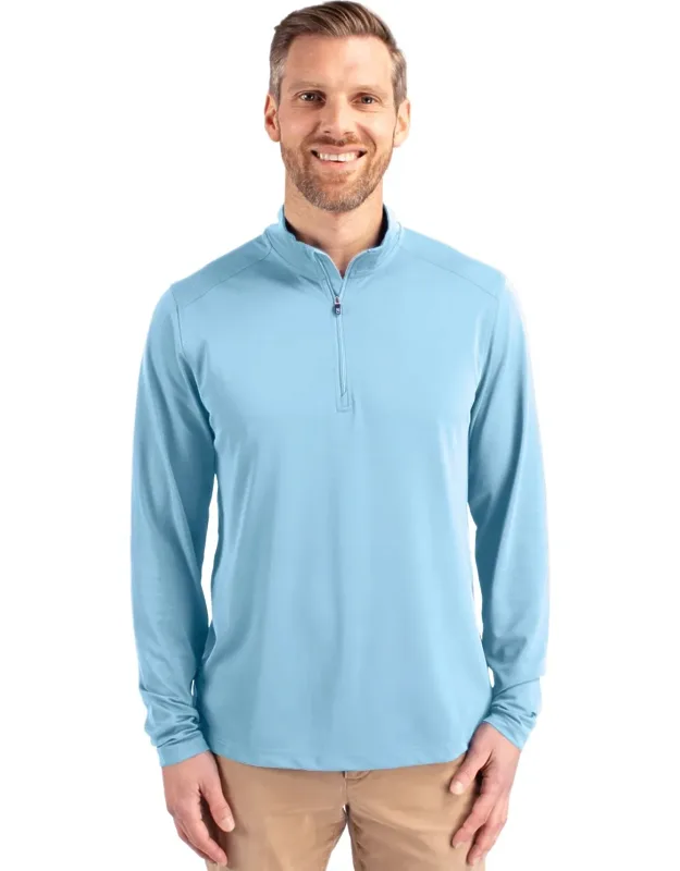 Virtue Eco Pique Recycled Quarter Zip Pullover Jacket