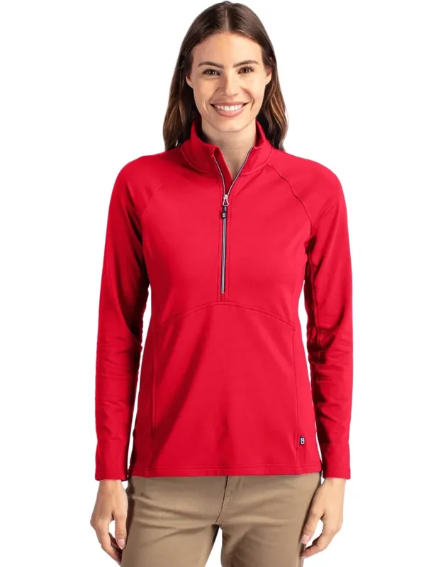 Adapt Eco Knit Stretch Recycled Half Zip Pullover Jacket