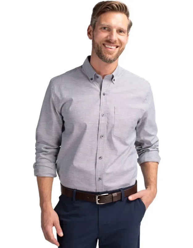 Stretch Oxford Long Sleeve Dress Shirt