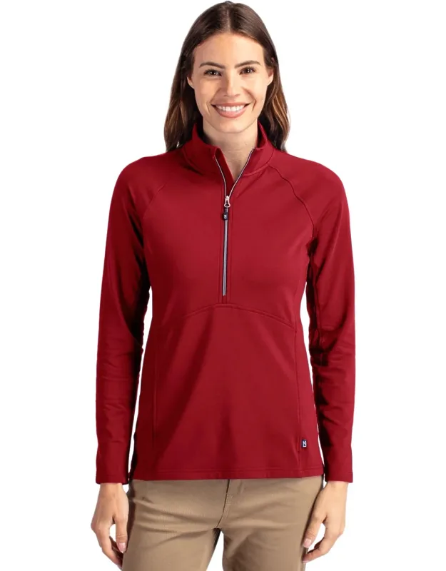 Adapt Eco Knit Stretch Recycled Half Zip Pullover Jacket