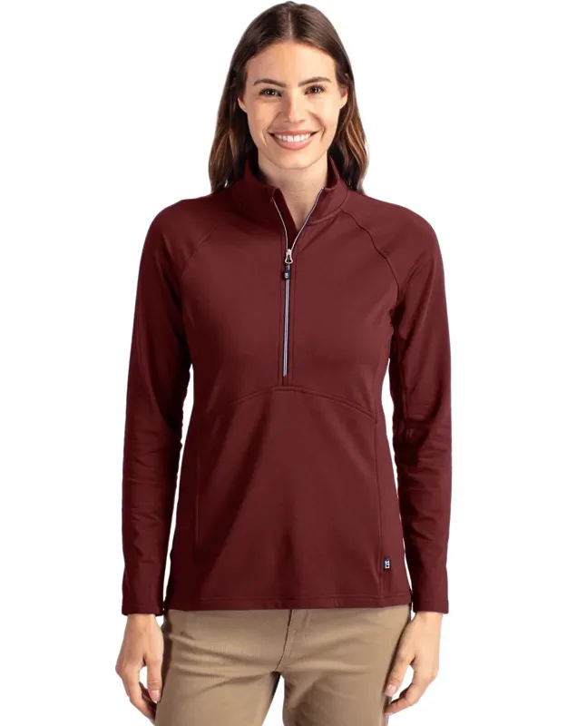 Adapt Eco Knit Stretch Recycled Half Zip Pullover Jacket